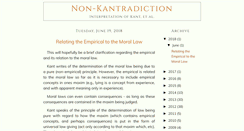 Desktop Screenshot of nonkantradiction.com